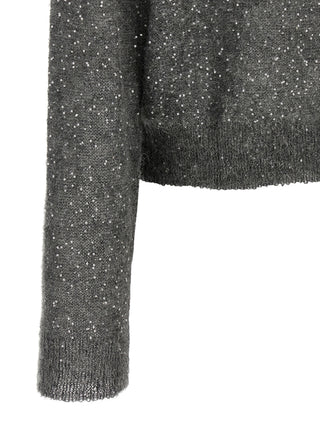 Gray Wool Cardigan