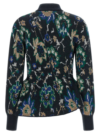 Multicolor Wool Cardigan