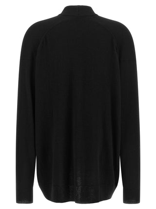 Black Wool Cardigan