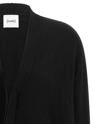 Black Wool Cardigan