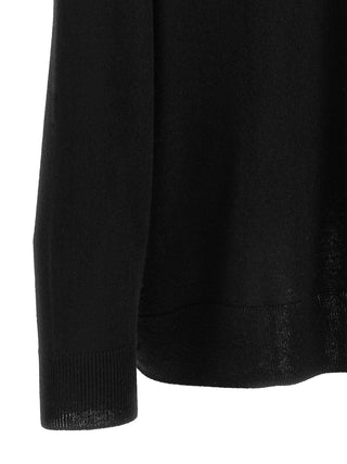 Black Wool Cardigan