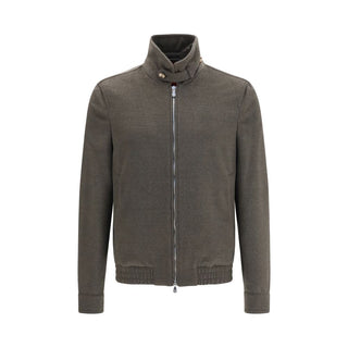 Gray Wool Oves Aries Full-Length Jacket