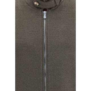 Gray Wool Oves Aries Full-Length Jacket