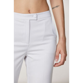 White Polyester Dress Pants