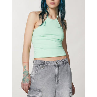 Green Polyamide T-Shirt