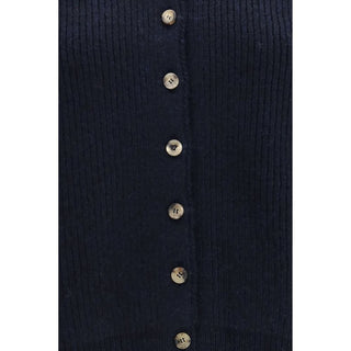 Blue Cashmere Cardigan