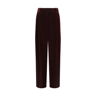 Bordeaux Viscose Dress Pants