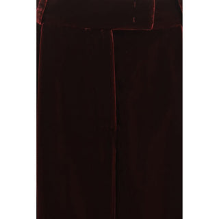Bordeaux Viscose Dress Pants