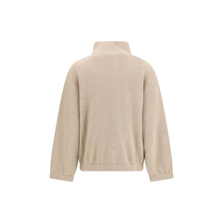 Beige Cashmere Sweatshirt