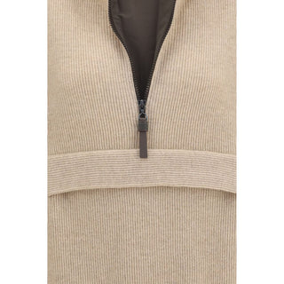 Beige Cashmere Sweatshirt