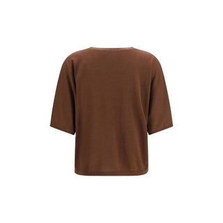 Brown Cashmere Sweatshirt