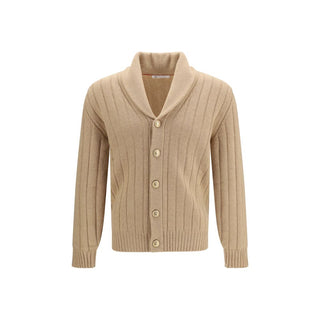 Beige Cashmere Cardigan