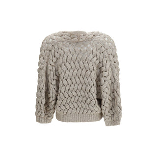 Beige Silk Cardigan