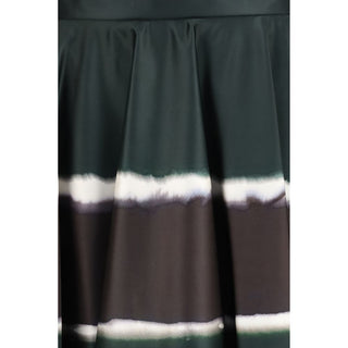 Multicolor Polyester Long Skirt