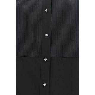 Black Cotton Dress Shirt