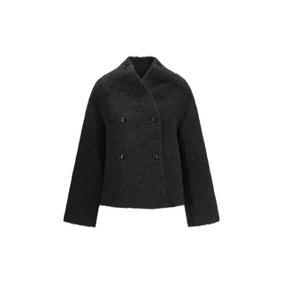 Black Alpaca Vicugna Pacos Jacket