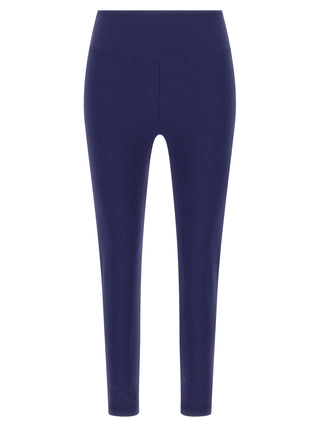 Blue Polyamide Leggings
