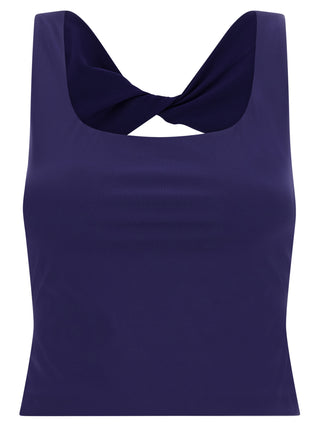 Blue Polyamide Sport Bra