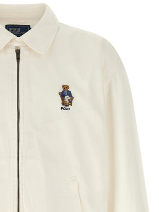 White Cotton Full-Length Jacket
