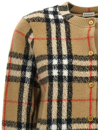 Beige Cashmere Cardigan