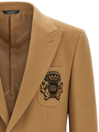 Beige Cashmere Blazer