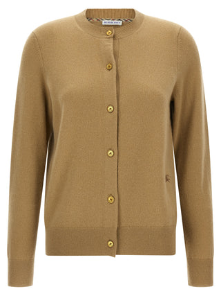 Beige Cashmere Cardigan