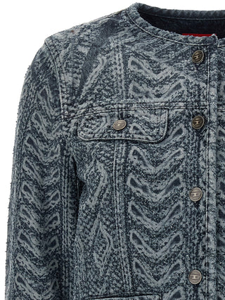 Blue Cotton Denim Jacket