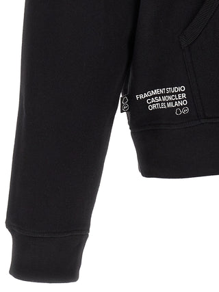 Black Cotton Sweatshirt