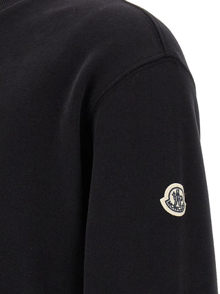 Black Cotton Sweatshirt