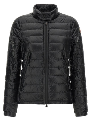 Black Polyamide Full-Length Jacket