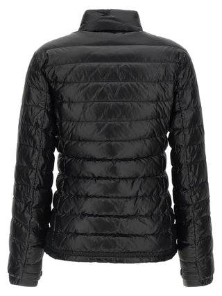 Black Polyamide Full-Length Jacket