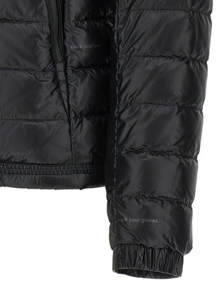Black Polyamide Full-Length Jacket