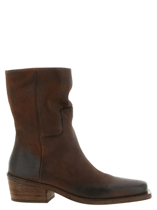 Brown Calfskin Chelsea Boots