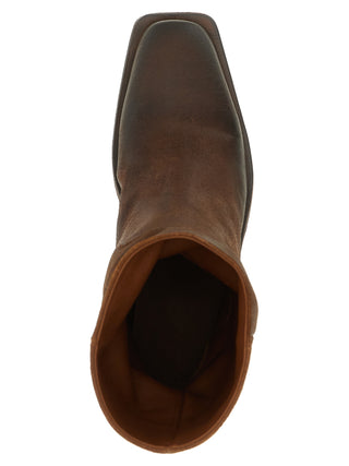 Brown Calfskin Chelsea Boots