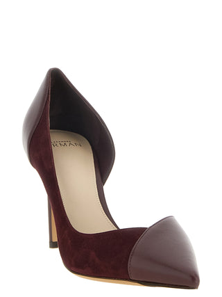 Red Calfskin High Heel Pumps