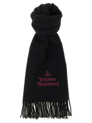 Black Wool Foulard