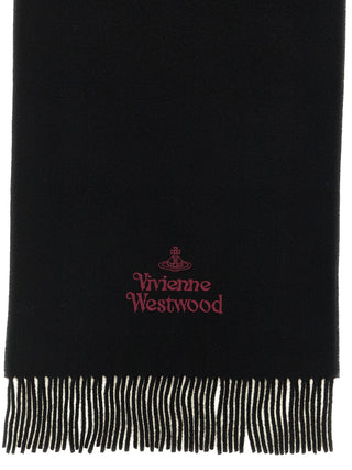 Black Wool Foulard