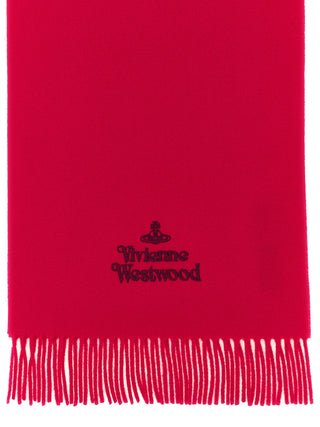 Red Wool Foulard