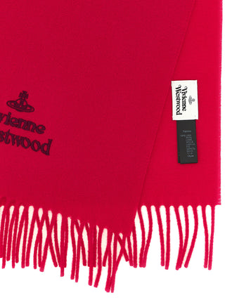 Red Wool Foulard