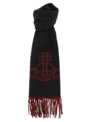 Black Wool Foulard