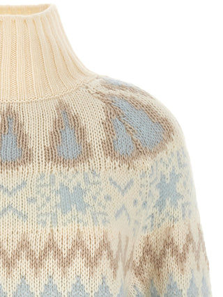 Beige Wool Cardigan