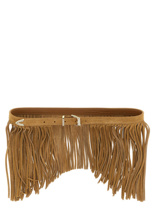 Beige Calfskin Regular Belt