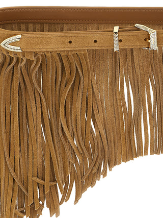 Beige Calfskin Regular Belt