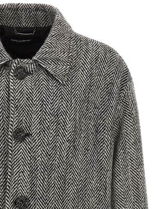 Multicolor Virgin Wool Coat