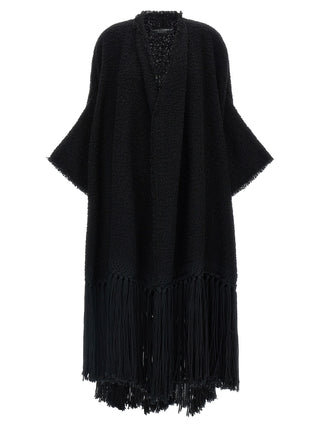 Black Virgin Wool Cardigan