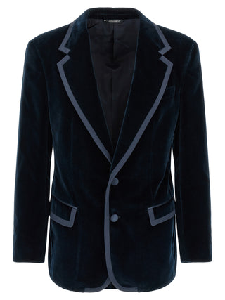 Blue Cotton Blazer