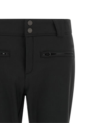 Black Nylon Athletic Pants