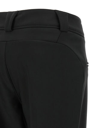 Black Nylon Athletic Pants