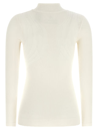 White Lycra Cardigan