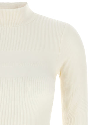 White Lycra Cardigan